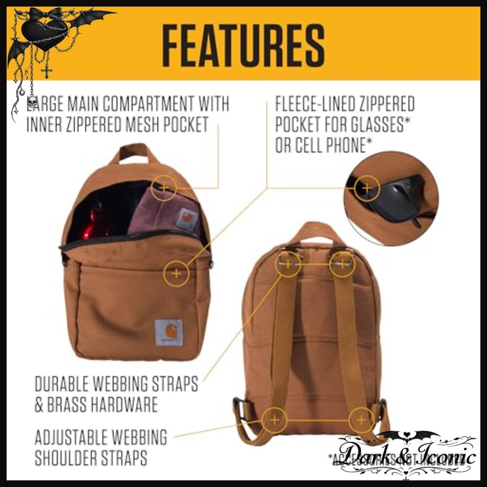 Durable Water-Resistant Mini Backpack With Adjust… - image 3